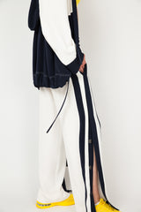 LA Silk PJ Tracksuit with Button Down Trousers