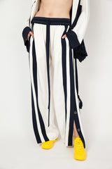 LA Silk PJ Tracksuit with Button Down Trousers