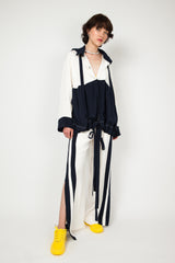 LA Silk PJ Tracksuit with Button Down Trousers