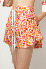 Palm Springs Disco Silk Pyjama Shorts