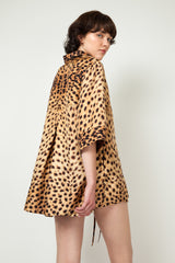 Cheetah Silk Pyjama Set